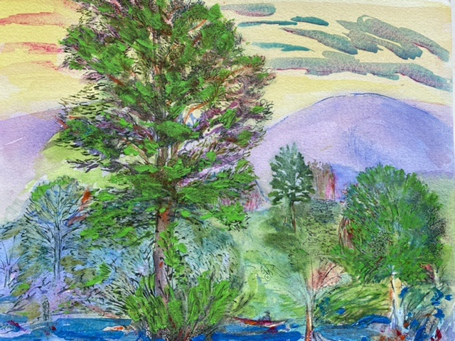 Solitary Thoughts of Evening’s Romance by Jane Forth